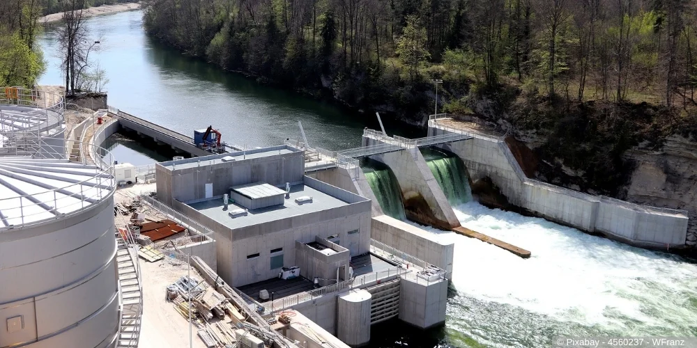 Wasserkraftwerk - aus dem Artikel - Vor- und Nachteile der grünen Energiewende